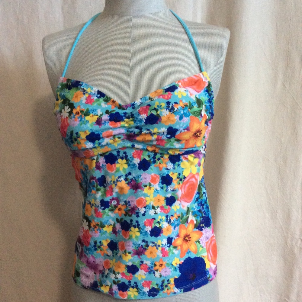 Floral Arizona Jean Co Tankini Top